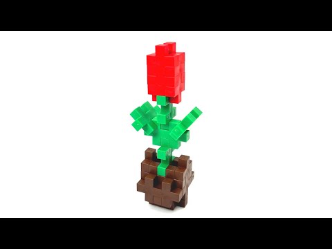 Plus-Plus Rose instructions