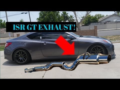 ISR GT SINGLE EXIT EXHAUST INSTALL // GENESIS COUPE