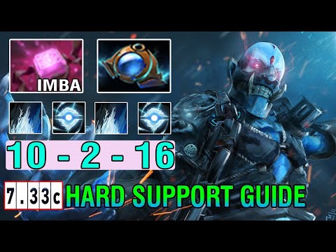 Imba Hard Support [Lich] Guide Phylactery + Aether Lens Full Chain Frost 7.33C Dota 2