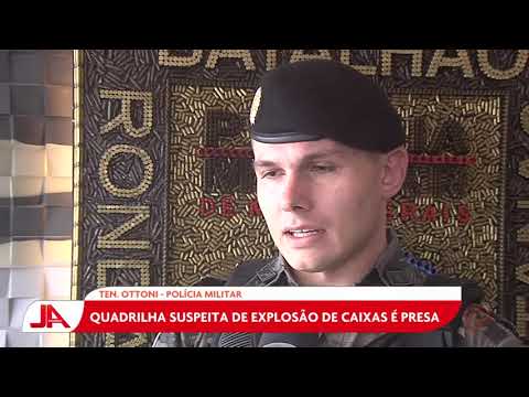 Divinópolis/Ijaci: Quadrilha suspeita de explosão de caixas é presa