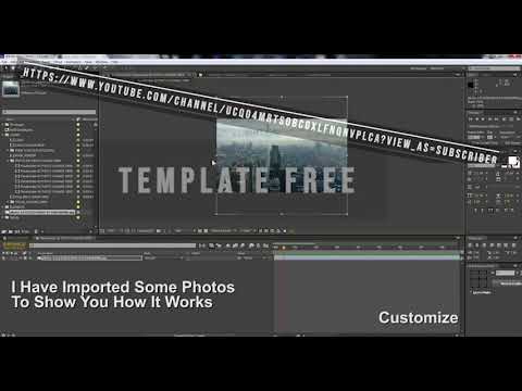 Fast Modern Opener || FREE SLIDESHOW || AFTER EFFECTS TEMPLATE