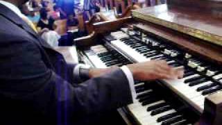 Edward Wright on organ 3