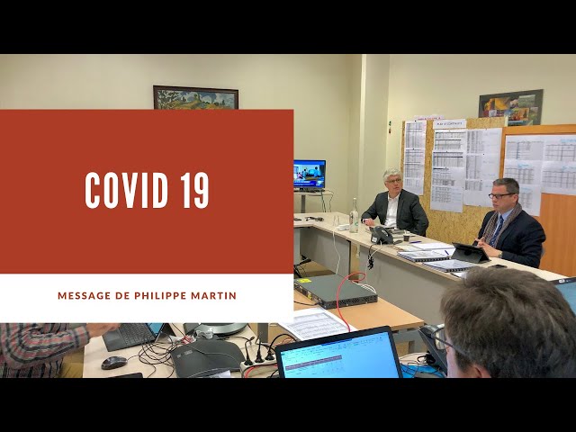 Coronavirus : Le Président du Département du Gers, Philippe Martin s’adresse aux gersois-es