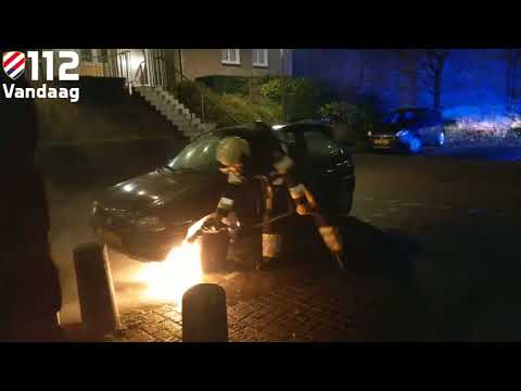 Autobrand Vlijmense Dijk in Vlijmen
