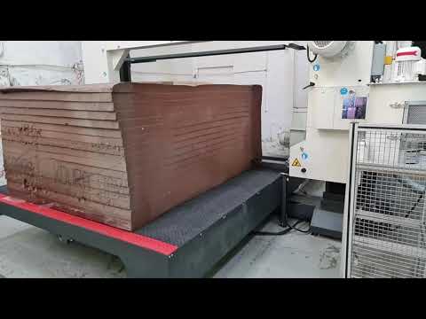Horizontale Schaumstoffspaltmaschine.Wie Albrecht Bäumer BSL.Schneidet Xdura  info@trans-foamers.pl