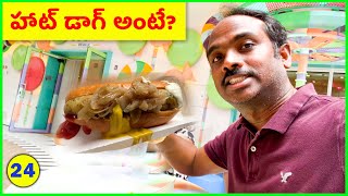 ❤️ What is Hot Dog Food? ❤️ USA Telugu Vlogs ❤️