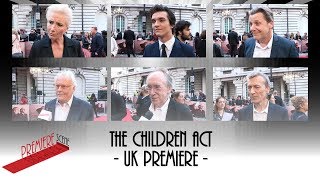 The Children Act - UK Premiere Interviews - Emma Thompson, Fionn Whitehead, Richard Eyre