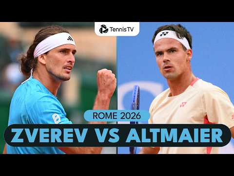 Alexander Zverev Fun Battle Vs Daniel Altmaier Highlights | Rome 2026