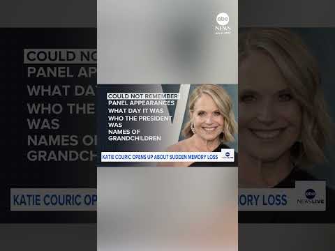 Katie Couric reveals transient global amnesia diagnosis: What to know