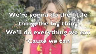 Bridgit Mendler - We Can Change The World Lyrics