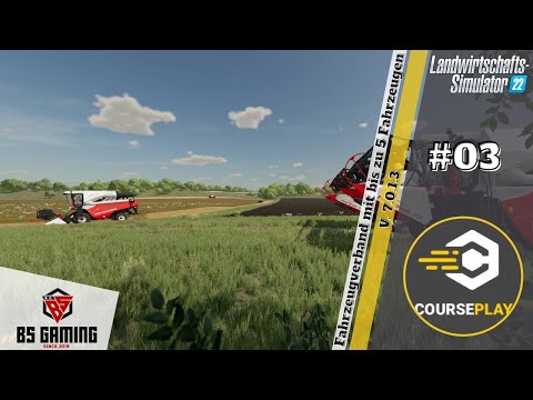 LS22   Courseplay   #03  Fahrzeugverband mit bis zu 5 Fahrzeugen (V. 7.0.1.3)