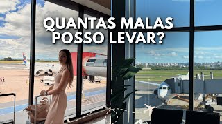 Quantas malas posso levar no avião? Mala de bordo, item pessoal e bebidas