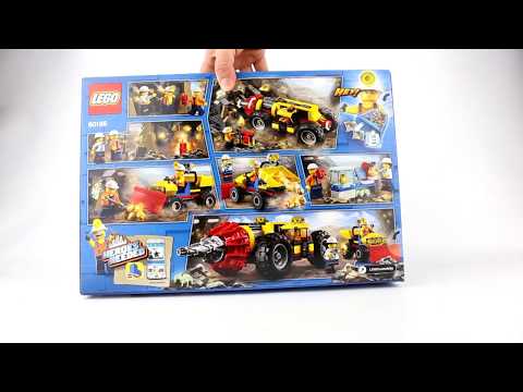 LEGO City 60186 Mining Heavy Driller Speed Build