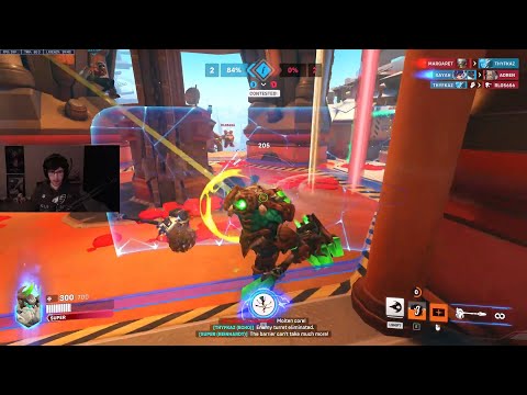 SUPER PRO REINHARDT GAMEPLAY OVERWATCH SEASON 13 TOP 500