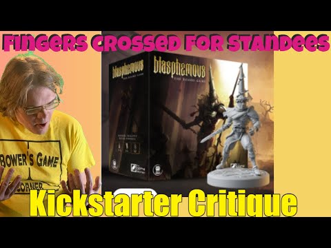 Blasphemous: The Board Game - Another Large Box of Plastic - Kickstarter Critique Review