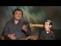 GOOSEBUMPS Interview Jack Black And Slappy The Dummy
