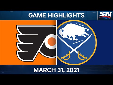 NHL Game Highlights | Flyers vs. Sabres - Mar. 31, 2021