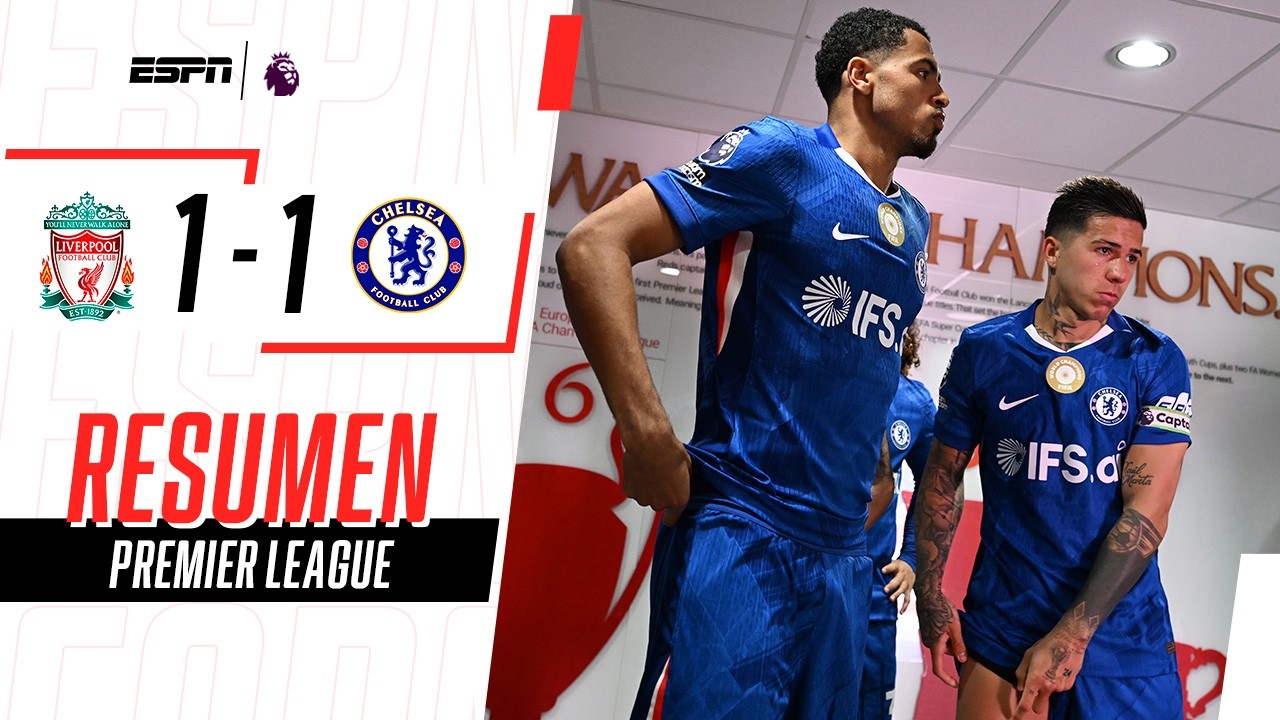 GOL DE ENZO PARA QUE LOS BLUES RESCATEN UN PUNTO EN ANFIELD | Liverpool 1-1 Chelsea | RESUMEN