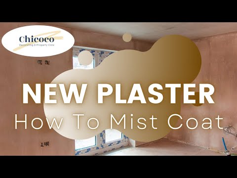 New Plaster Mist Coat - How To Mist Coat With An Airless Paint Sprayer