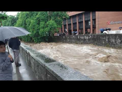 Fiume Cassarate, Lugano, Svizzera 7 giunio 2020