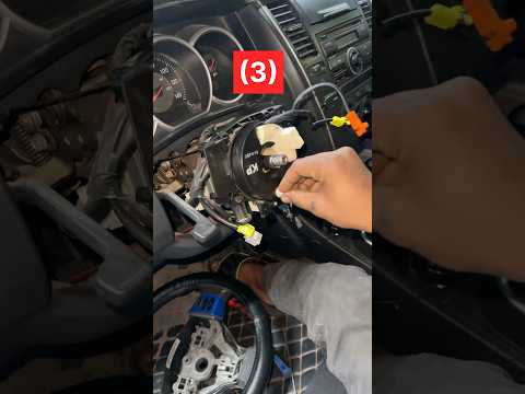 How to correct fix steering clock spring #shortvideo