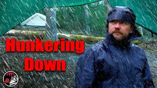 Strong Storm Heavy Rain Powerful Winds Camp
