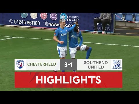 Ten Man Chesterfield Make Second Round | Chesterfield 3-1 Southend United | Emirates FA Cup 2021-22