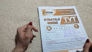 aydın yayınları tyt sonucum ve yorumum (strateji) (!) | yks26 