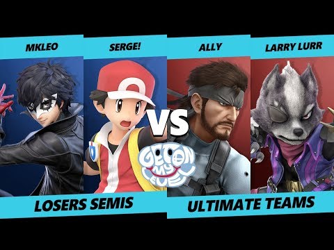 GOML 2019 SSBU - MkLeo & Serge! Vs. Ally & Larry Lurr - Smash Ultimate Tournament Losers Semis