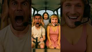 When Baby Logan Paul Becomes The Pilot  #funny #loganpaul #ronaldo #cartoon