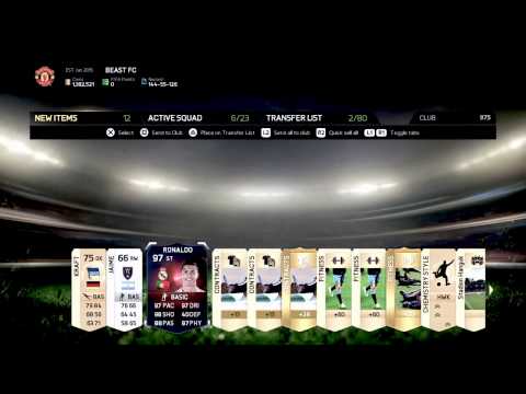 RONALDO 97 ST IN A PACK!!!
