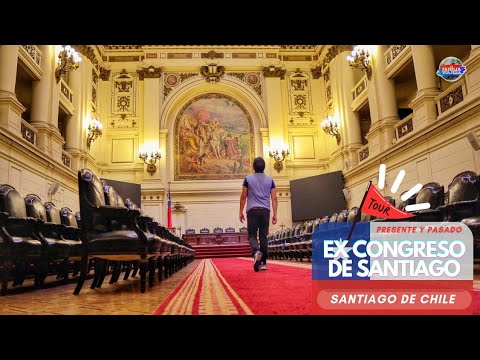 🇨🇱 Los SECRETOS del Ex Congreso - Santiago do Chile 4K