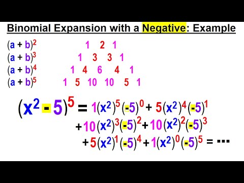 Algebra Ch 49 Binomial Theorem 1 of 18 What is the Binomial Theorem
