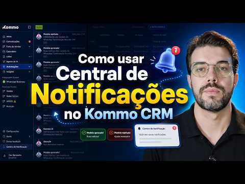Tutorial: Central de notificações Kommo CRM