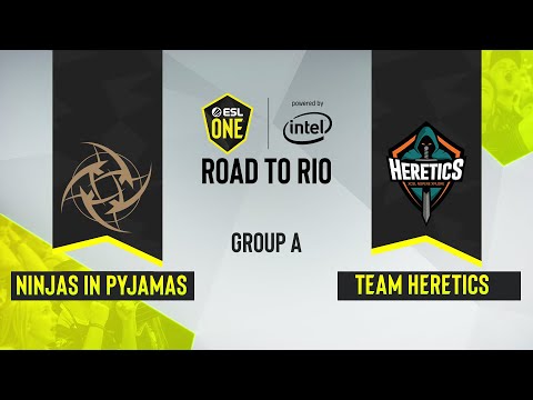 CSGO - Team Heretics vs. Ninjas in Pyjamas [Vertigo] Map 3 - ESL One Road to Rio - Group A - EU