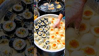 왕푸짐한 계란튀김! 바삭함이 완전 끝내주는 시장 떡볶이 집? 대구에서 유명한 분식 가게 fried egg / Korean street food