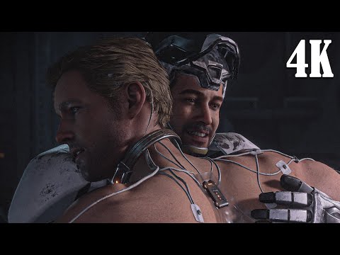 Marvel's Avengers 2020 Iron Man Saves Captain America In Space Scene(4K)