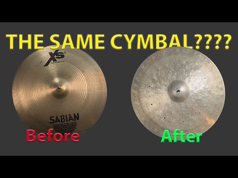 I WASN'T EXPECTING THIS! Can a cheap cymbal be modified to satisfy a snobby collector?