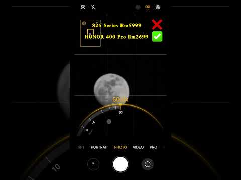 Phone Honor 400 Pro Moon Shot Camera Test #HONOR #honormalaysia #cameratest #honor400pro