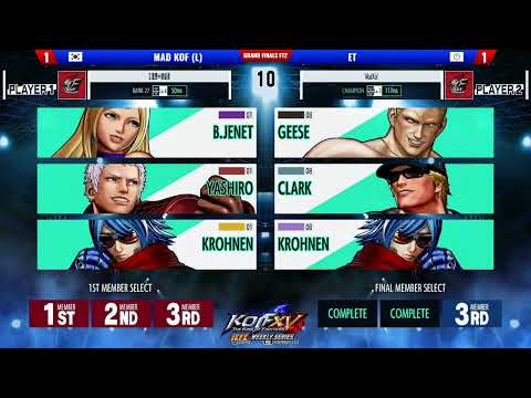 [kof 15] Madkof vs ET (Grand Final) - KOFXV ICFC ASIA W5