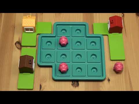Három kismalac logikai játék - d3meeples