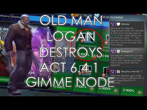 Old Man Logan DESTROYS Gimme Node on Act 6.4.1 - MCOC