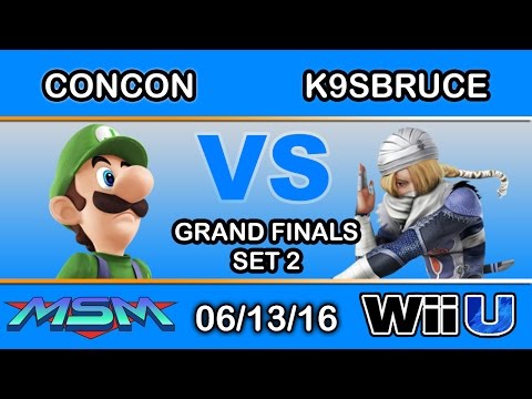 MSM 54 - SS | ConCon (Luigi) Vs. NIPS | K9sBruce (Sheik) Grand Finals Set 2