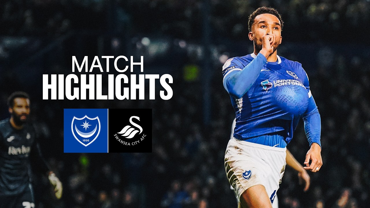 Portsmouth vs Swansea City Highlights