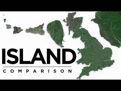 Stunning Visualization Puts Global Island Sizes Into Perspective With A 3D Comparison