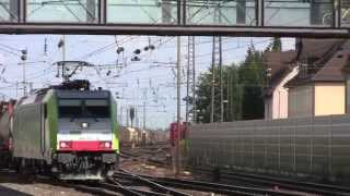 preview picture of video 'Mainz-Bischofsheim Bahnhof (Railway Station), Wiesbaden, Hesse, Germany - 7th August, 2014'