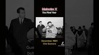Malcolm X: The Final Year - Che Guevara December, 1964 #shorts #malcolmx #humanrights