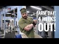 ARM DAY | 4 WEEKS OUT!