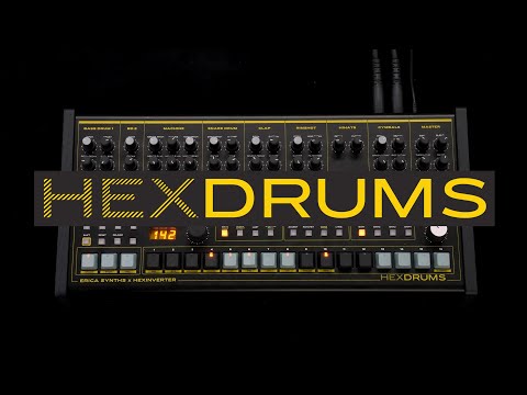 Erica Synths x Hexinverter HexDrums Drum Synthesizer | Sweetwater