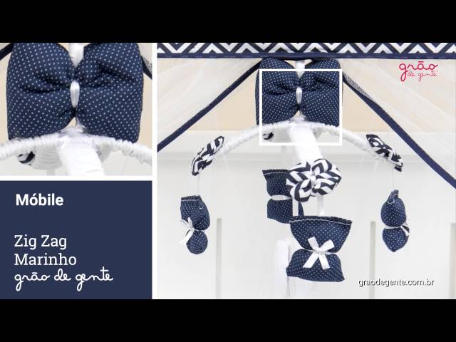 Móbile Zig Zag Marinho | Ref: 59243